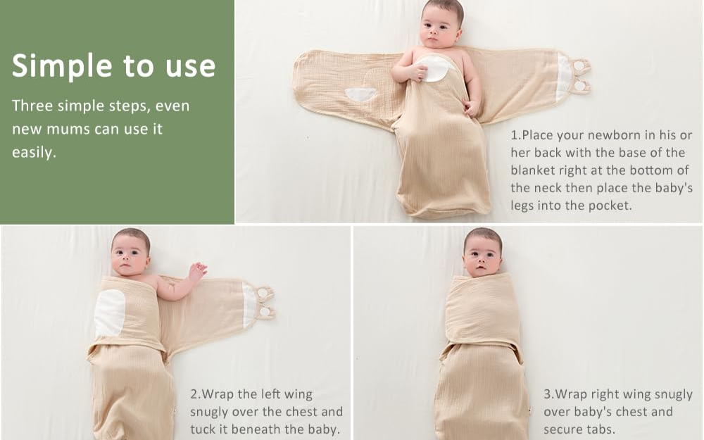 Velcro swaddle